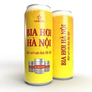 Thùng 24 lon bia hơi Hà Nội lon 500ml thùng