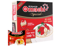 Thùng 30 gói Mì khoai tây Omachi Special bò hầm xốt vang 92g