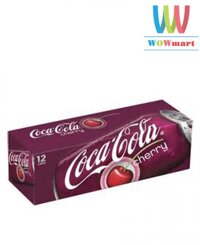 Thùng nước ngọt Coca Cola Cherry 12 lon