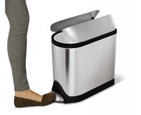 Thùng rác 18 lít cánh bướm SimpleHuman CW2058