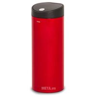 Thùng rác inox nhấn tròn lớn Fitis RTL1-906, 15 lít