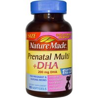 Thuốc bổ bà bầu Nature Made Prenatal Multi + DHA - 90 viên