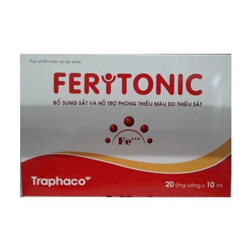 Thuốc bổ máu Traphaco Feritonic hộp 20 ống