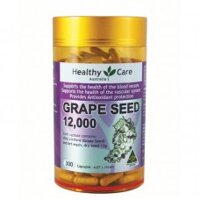 Thuốc bổ tim mạch Healthy Care Grape seed Extract 12000 mg tinh chất hạt nho 300 viên