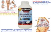 Thuốc bổ xương khớp Kirkland Signature Extra Strength Glucosamine HCI 1500mg With MSM 1500mg 375 viên