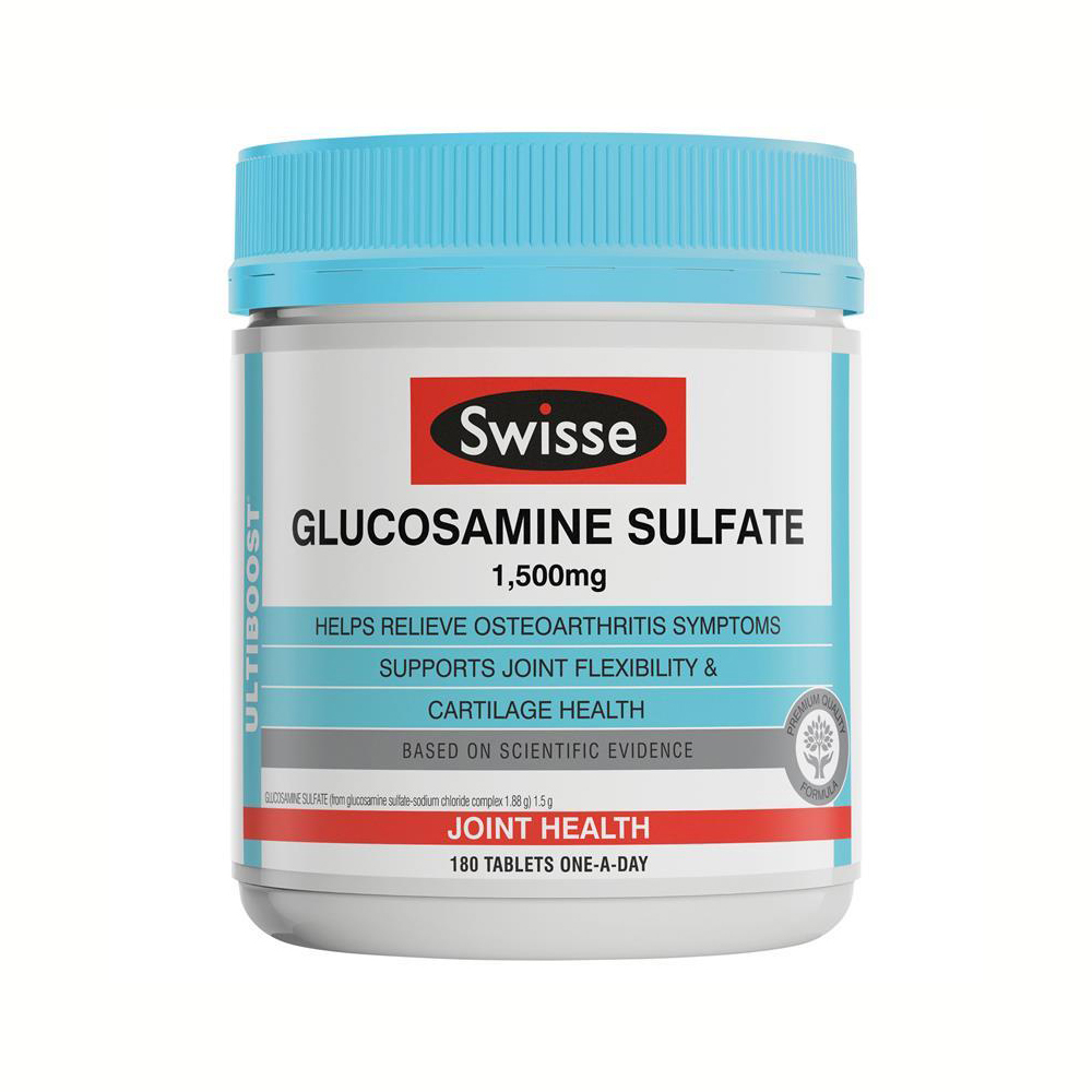 Thuốc bổ xương khớp Swisse Ultiboost Glucosamine Sulfate 1500mg 180 viên