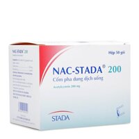 Thuốc cốm làm tiêu chất nhầy Nac-Stada 200 (50 gói/hộp)