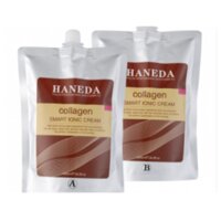 Thuốc duỗi tóc Haneda Collagen Smart Ionic Cream - 1000mlx2