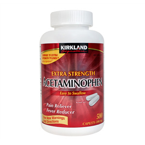 Thuốc giảm đau, hạ sốt Kirkland Signature Extra Strength Acetaminophen 500mg