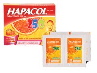 Thuốc giảm đau, hạ sốt Hapacol 250 Flu Hộp 24 gói