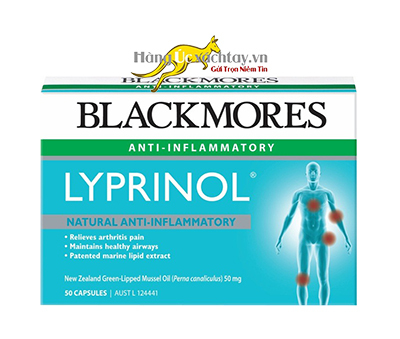 Thuốc giảm đâu xương khớp Blackmores Lyprinol 50 viên