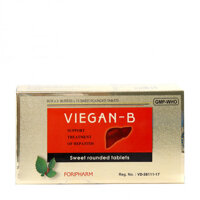 Thuốc hạ men gan, hỗ trợ điều trị viêm gan cấp và mãn tính Viegan-B (3 vỉ x 15 viên/hộp)