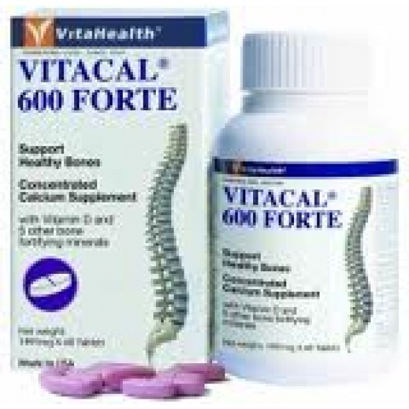 Thuốc hỗ trợ xương chắc khỏe Vitahealth vitacal 600 forte