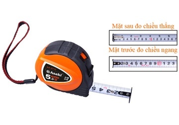 Thước kéo 2 mặt cao cấp Asaki AK-2712