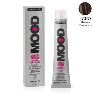 Thuốc nhuộm tóc Mood Color Cream màu nâu sô cô la 4CHO Brown Chocolate 100ml