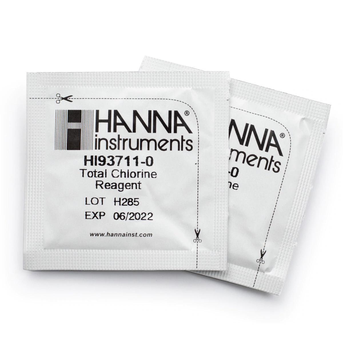 Thuốc thử đo Clo tổng Hanna HI93711-01 (100 gói)