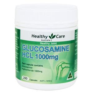 Thuốc trị xương khớp Healthy Care Glucosamine HCL 1000mg 200 viên