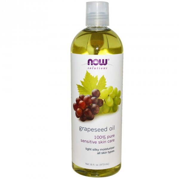 Tinh dầu hạt nho Now Grapeseed Oil 100% Pure Sensitive Skin Care 473ml
