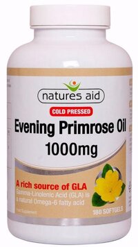 Tinh dầu hoa anh thảo Natures Aid Evening Primrose Oil 180 viên