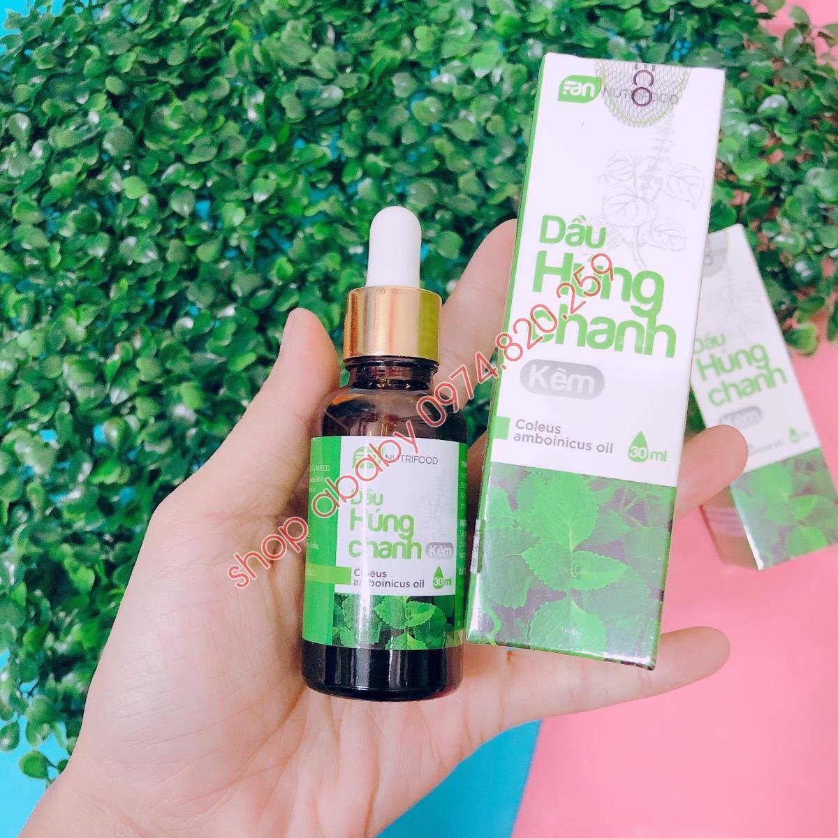 Tinh dầu húng chanh Faneco 30ml (0m+)