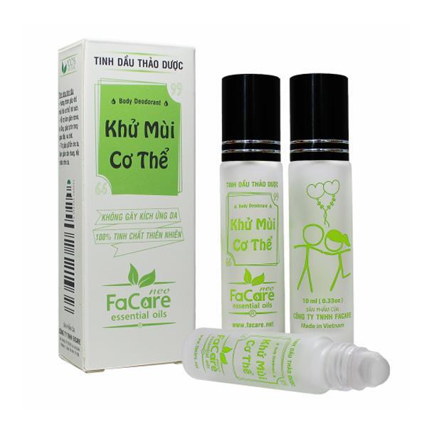 Tinh dầu khử mùi cơ thể - Body Deodorant Essential Oil 10ml - Facare