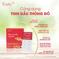 Tinh dầu thông đỏ Hàn Quốc Pine Needle Capsule Edally 180 viên