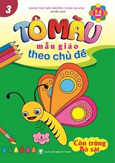 Tô Màu Mẫu Giáo Theo Chủ Đề 3 - Côn Trùng Bò Sát