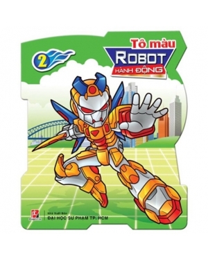 Tô màu Robot hành động 02