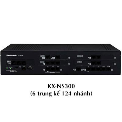 Tổng đài IP Panasonic KX-NS300 6 trung kế 124 nhánh