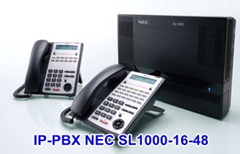 Tổng đài điện thoại IP-PBX NEC SL1000-16-48