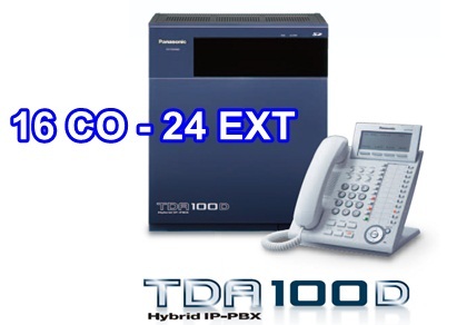 Tổng đài Panasonic KX-TDA100D-16-24
