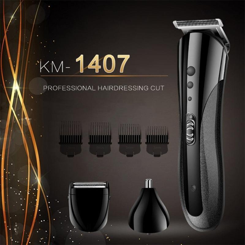 Tông đơ cắt tóc đa năng 3 trong 1 Kemei KM-1407