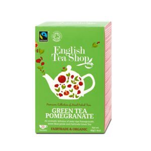 Trà English Tea Shop Organic Green Tea Pomegranate 20 gói