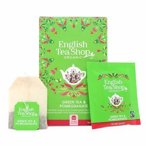Trà English Tea Shop Organic Green Tea Pomegranate 20 gói