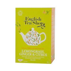 Trà English Tea Shop Organic Lemongrass Ginger & Citrus Fruits 20 gói