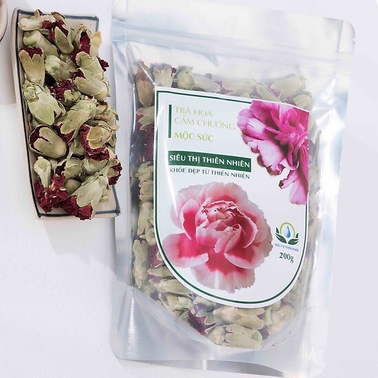 Trà hoa cẩm chướng sấy khô mộc sắc gói 500g