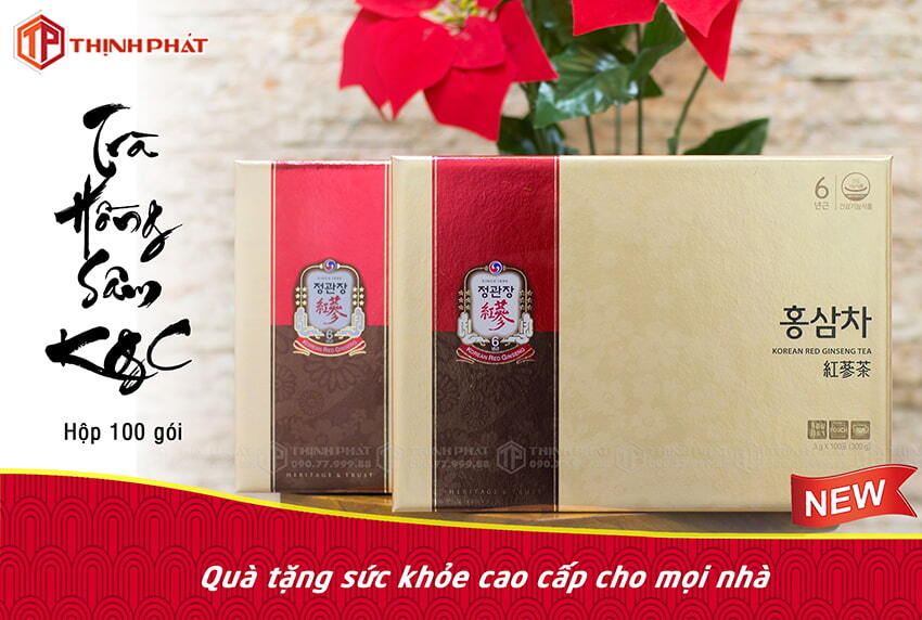 Trà hồng sâm KGC sâm chính phủ Cheong Kwan Jang hộp 100 gói