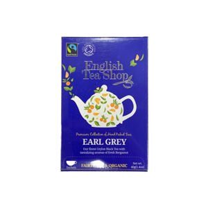 Trà Organic Earl Grey English Tea Shop hộp 20 gói