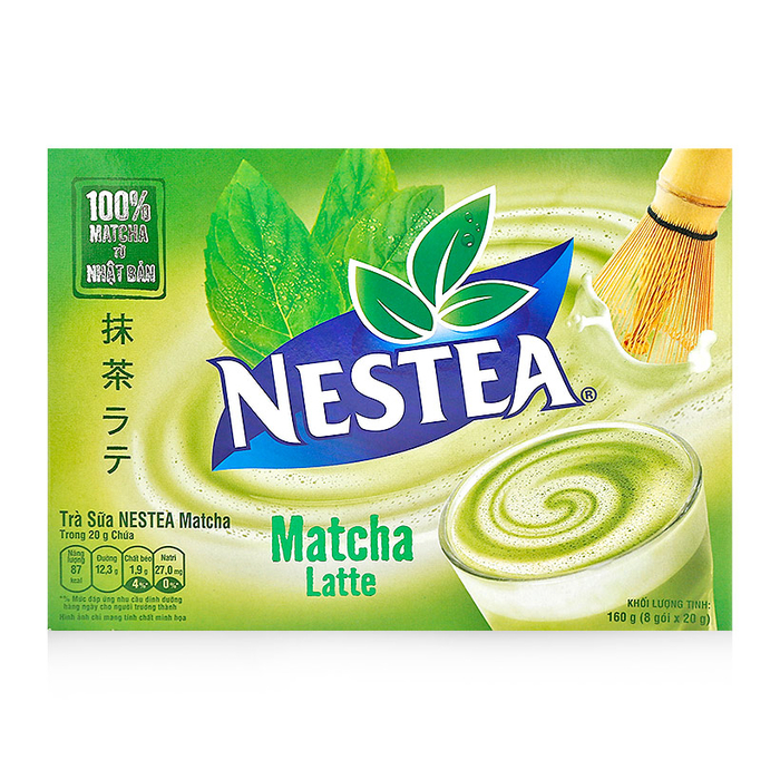 Trà sữa Nestea trà xanh hộp 160g