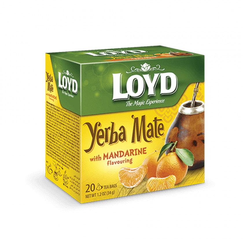 Trà túi lọc Loyd Yerba Mate Mandarine hộp 34gr