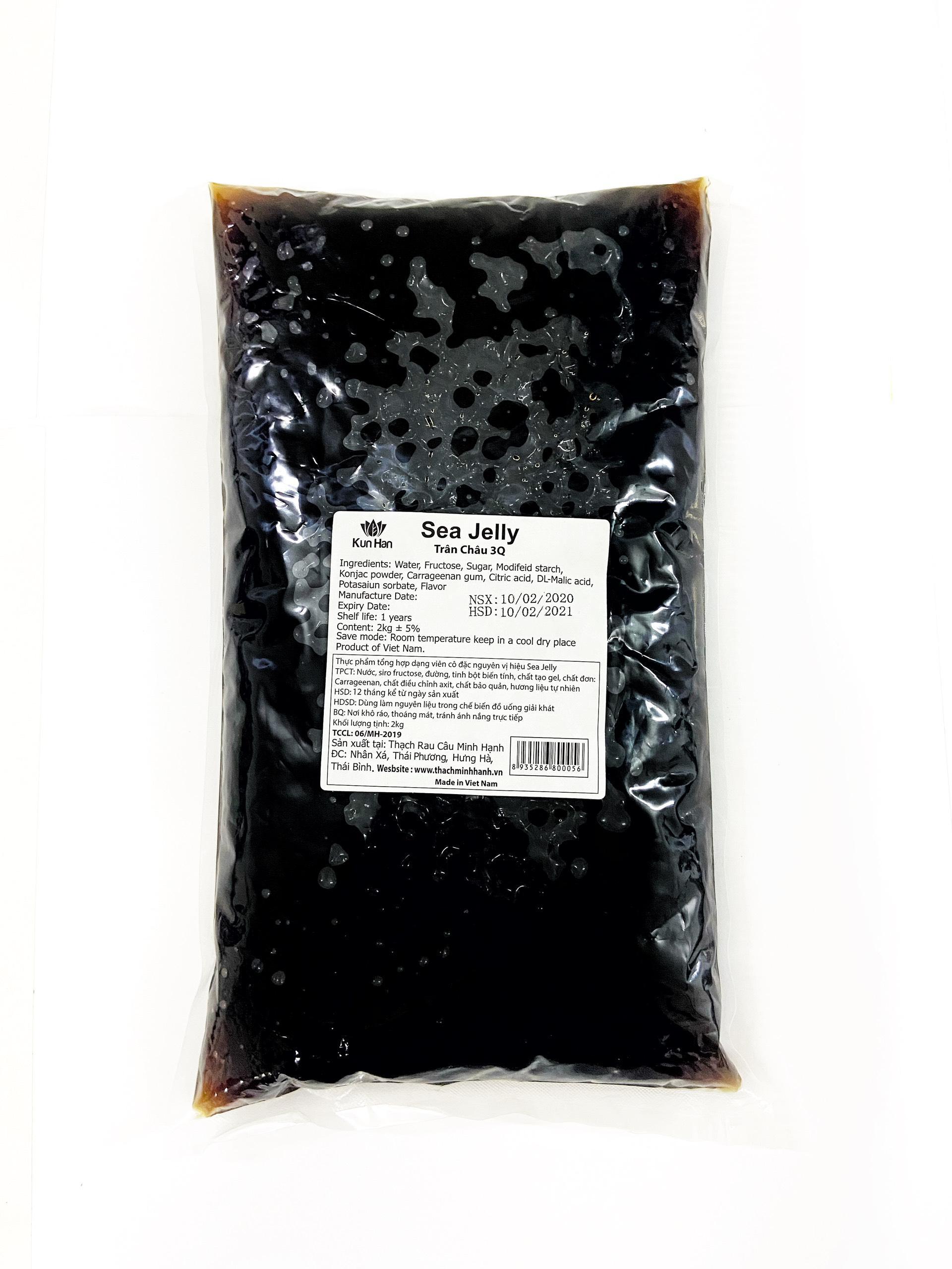 Trân châu 3Q Sea Jelly đường đen 2kg