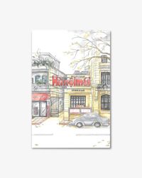 Tranh Canvas Góc phố Hà Nội 3