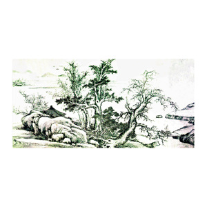 Tranh cổ thủy mặc Thế Giới Tranh Đẹp TTM-36