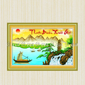 Tranh gắn đá thuận buồm xuôi gió - EVA61211 (EVA-61211)