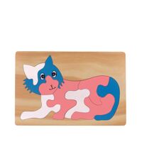 Tranh ghép bằng gỗ hình con Mèo Edugames - 16 x 24 cm