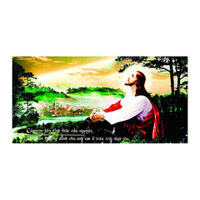 Tranh hình Chúa Thế Giới Tranh Đẹp HC02 - 30 x 60 cm