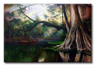 Tranh in Canvas sơn dầu Scenery 028 - 40 x 60 cm
