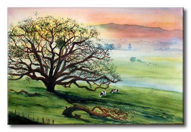 Tranh in canvas sơn dầu Scenery 131 - 40 x 60 cm