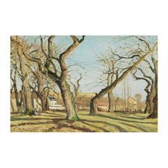 Tranh in canvas sơn dầu Scenery 420