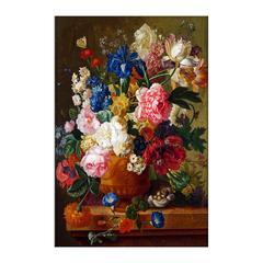 Tranh in canvas sơn dầu Static-108